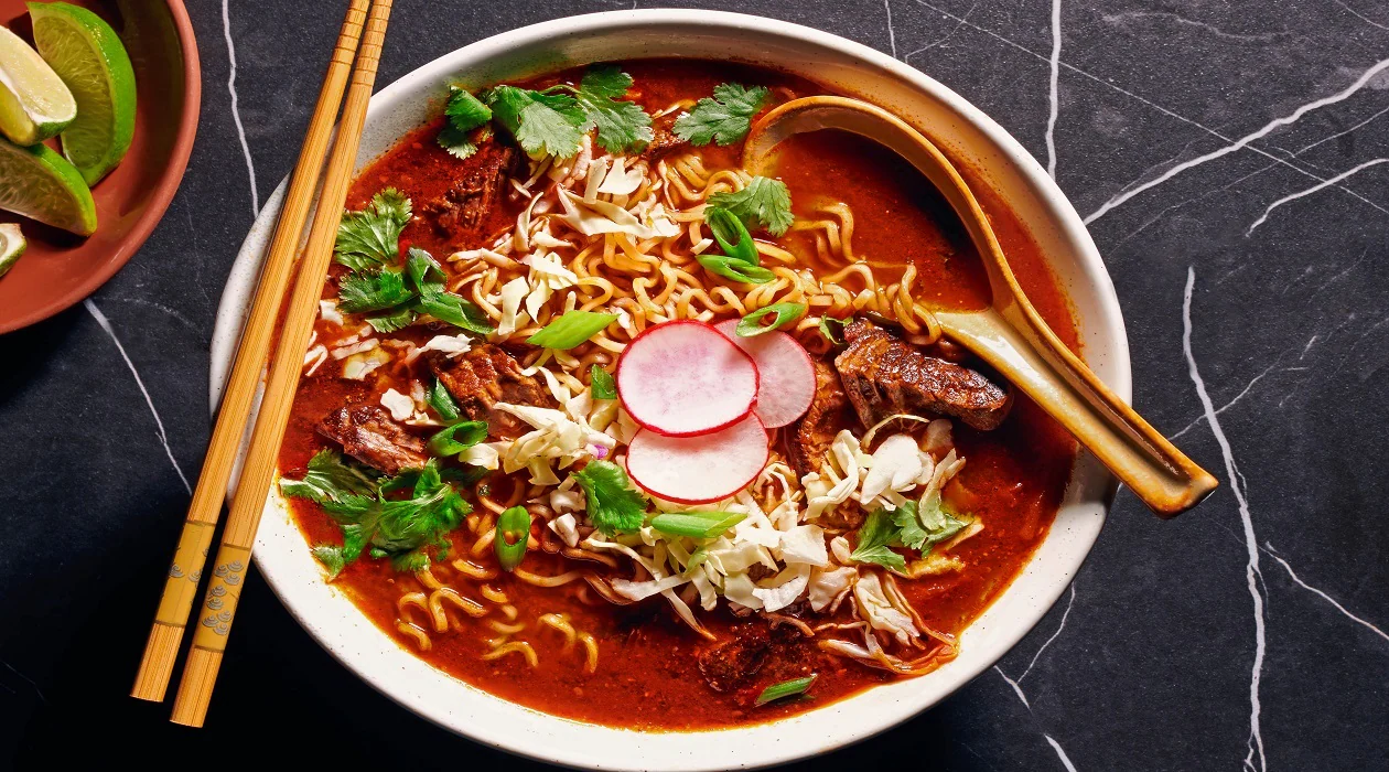 Birria Ramen Fusion Bowl